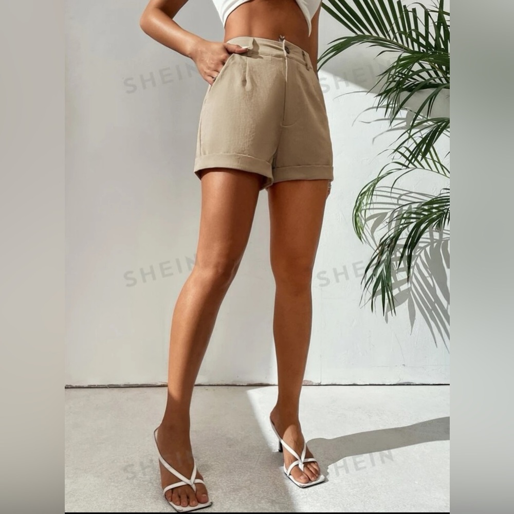 Shein Petite Pocket Shorts